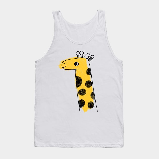 Happy cartoon giraffe Tank Top by jill_gori